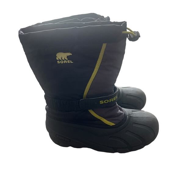 Sorel Big Boy Size 6 Flurry Tp Insulated Winter Snow Outdoor Waterproof Boots - Picture 1 of 10